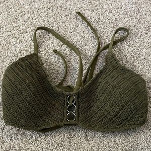 Green Exhilaration Bathing Suit Top